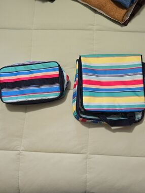 thirty-one Striped Multi-Color Cosmetic Bags